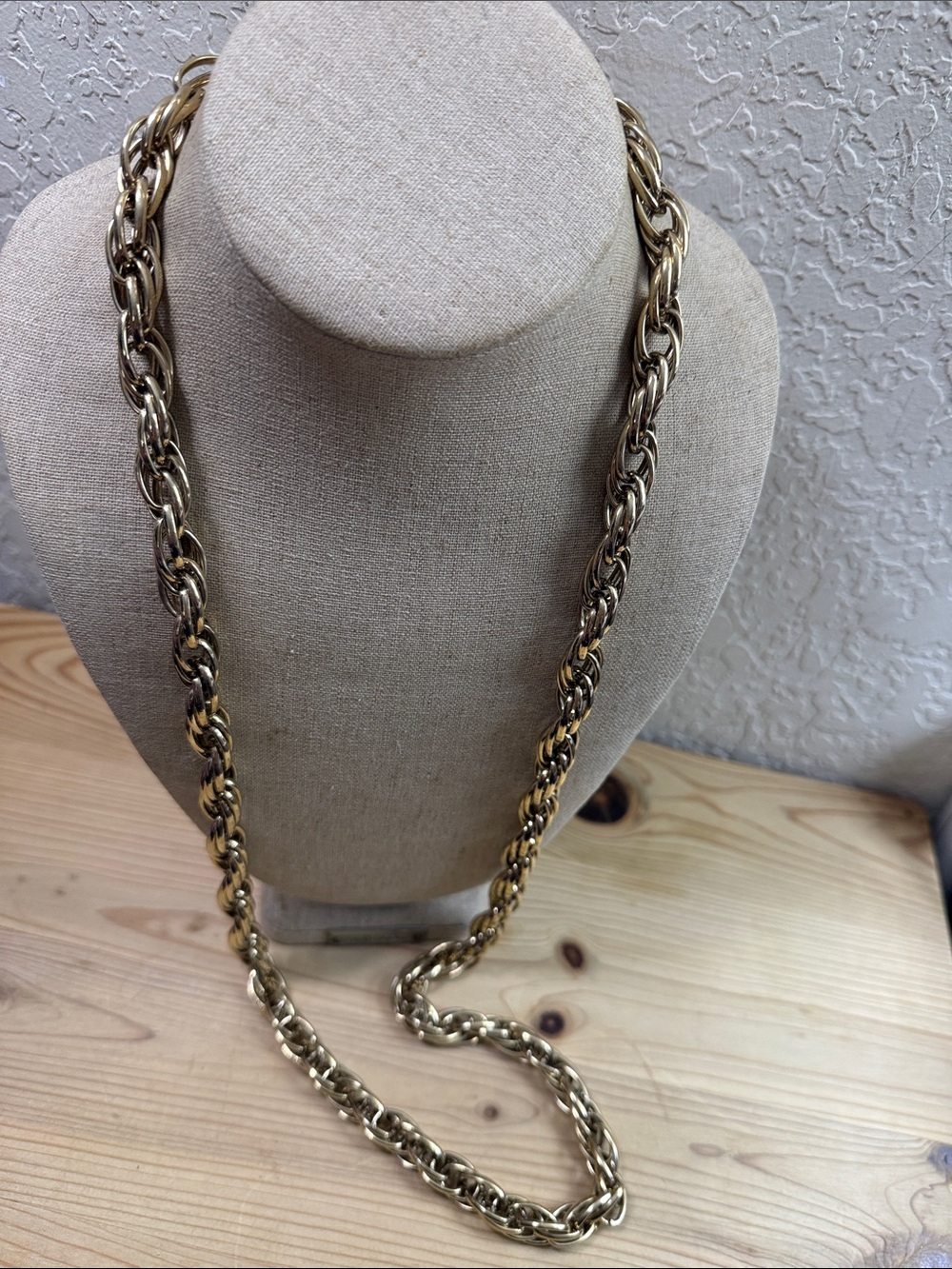 Betsey Johnson Gold-Tone Braided Chain Necklace